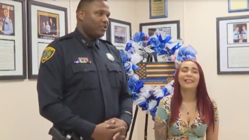 Houston cop who saves a domestic abuse victim