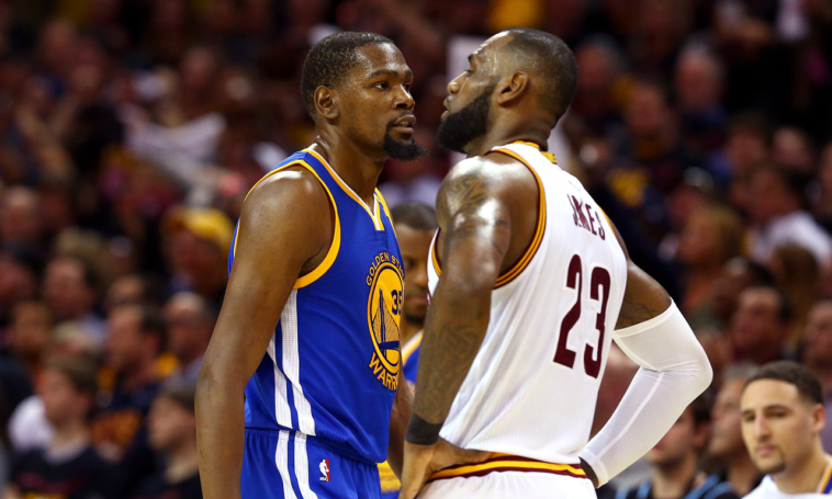 LeBron & Kevin Durant are often at the center