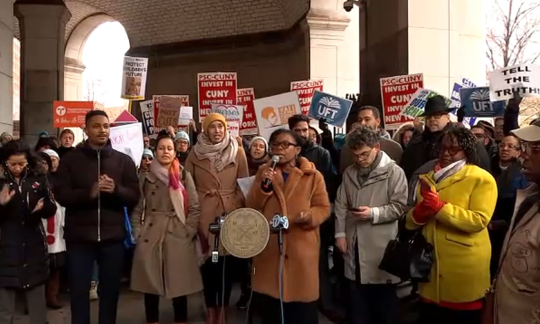NYC rallied against its Mayor proposed budget