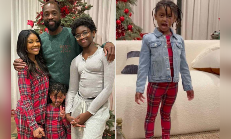 Wade and Gabrielle Union Celebrate Christmas