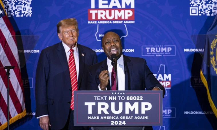 Tim Scott set to join Trump at campaign rally