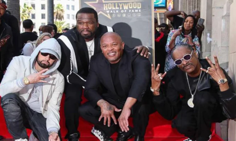 Dr. Dre at Hollywood Walk of Fame Ceremony