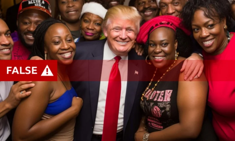 Trump supporters target black voters