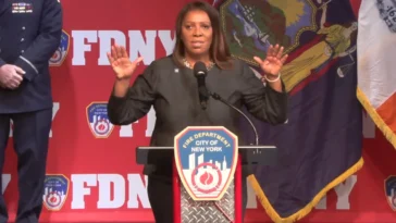 Letitia James gets booed at an event