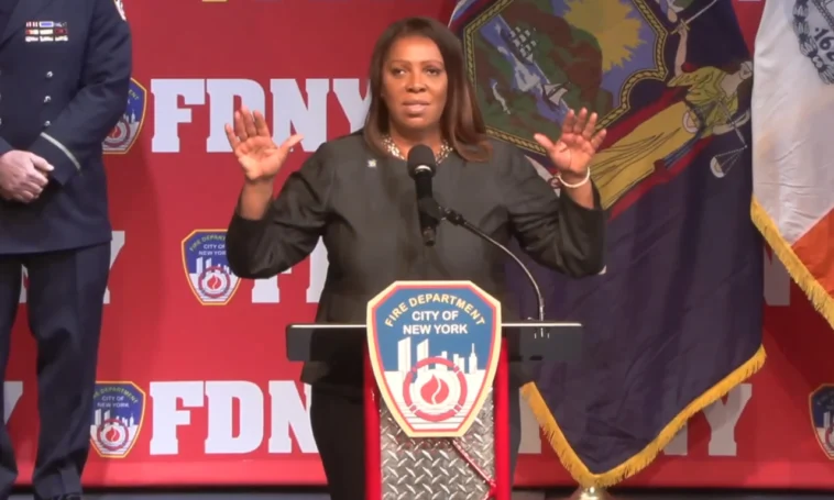 Letitia James gets booed at an event