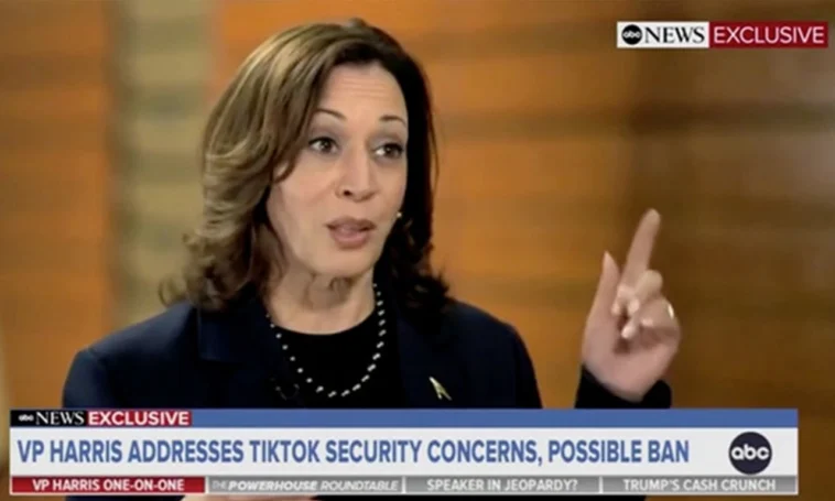 Kamala Harris evades questioning on Biden-Harris campaign's TikTok usage despite national security concerns