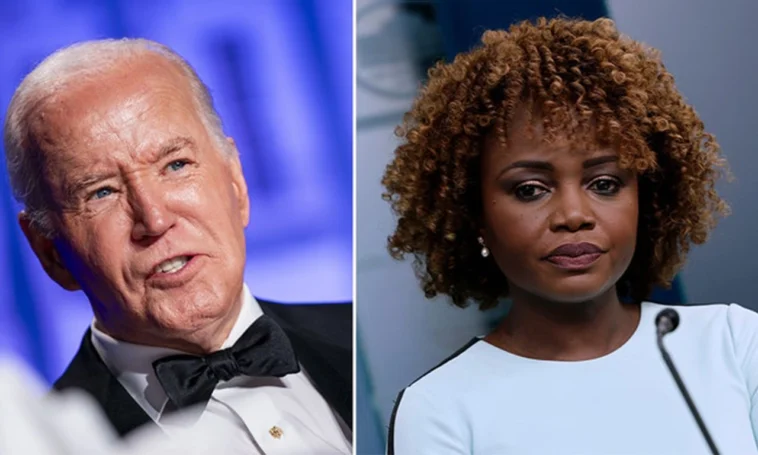 White House Rejects Claims of Covert Plan to Depose Karine Jean-Pierre Amidst Biden's Growing Setbacks