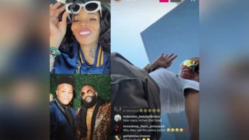 Rick Ross' Son Catches Mom Tia Kemp Making It Clap on Live-Stream