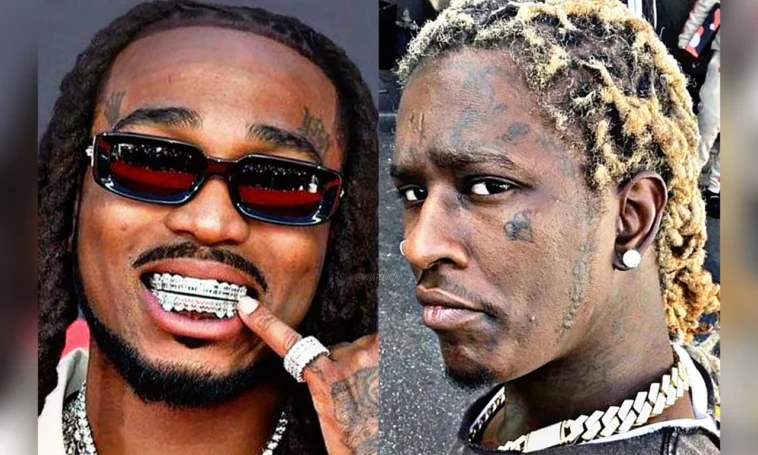 Quavo Stands by Young Thug's Side