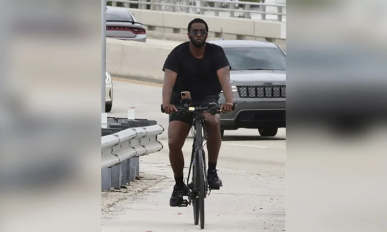 Diddy Pedals Through Miami Amidst