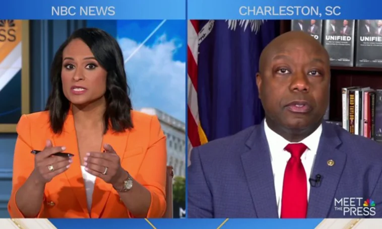 Tim Scott Slams Kristen Welker's Attempt to Shield Democrats Over Their Abortion Position