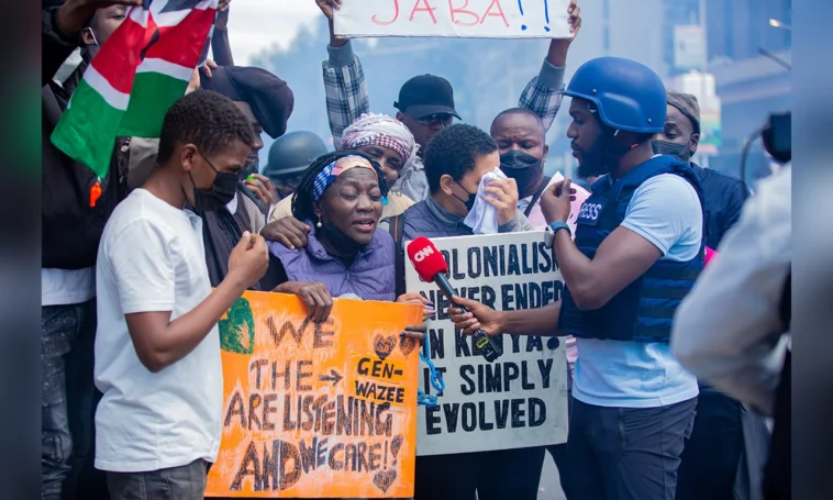 Obama’s Half Sister Tear-Gassed During Protests in Kenya