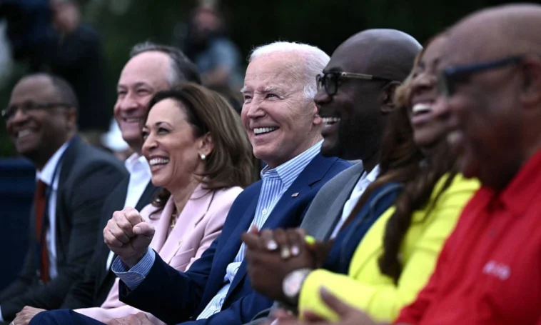 Joe Biden Stands Still During White House Juneteenth Celebration