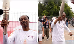 Snoop Dogg & Pharrell Carry Olympic Torches in Final Stretch of the 2024 Relay