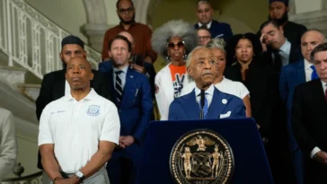 Al Sharpton and NYC Mayor Eric Adams express solidarity with Trump