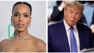 Kerry Washington comments on Donald Trump's conviction and its implications for the justice system.