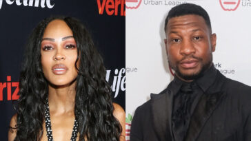 Meagan Good Supports Jonathan Majors During Assault Trial