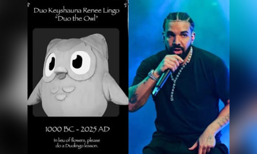 Duolingo Trolls Drake Over Owl Mascot’s Death in Viral Post