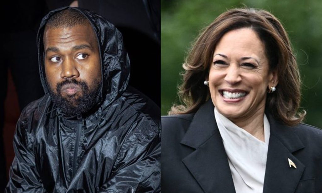 Kanye West Speaks on Deleted Post About VP Kamala Harris