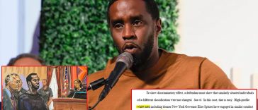 Diddy Fights Federal Case, Calls Out Racist Legal History