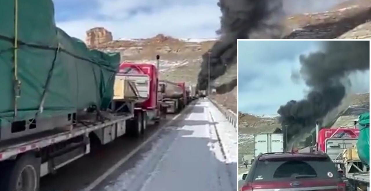 Truck Explosion Traps Drivers in Tunnel Inferno – Watch Video