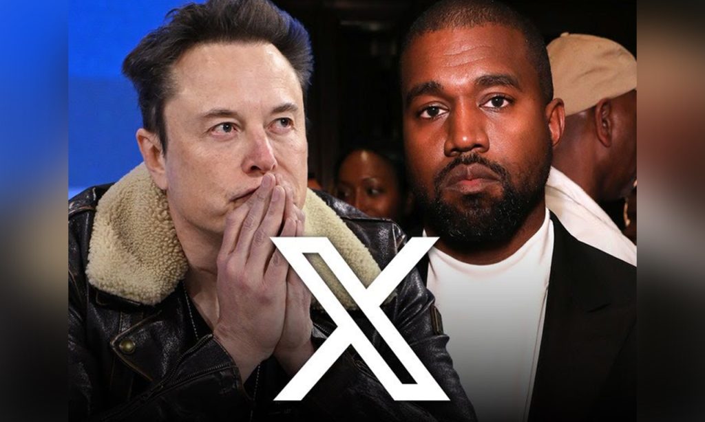 Elon Musk Suspends Kanye West’s X Account Over NSFW Posts