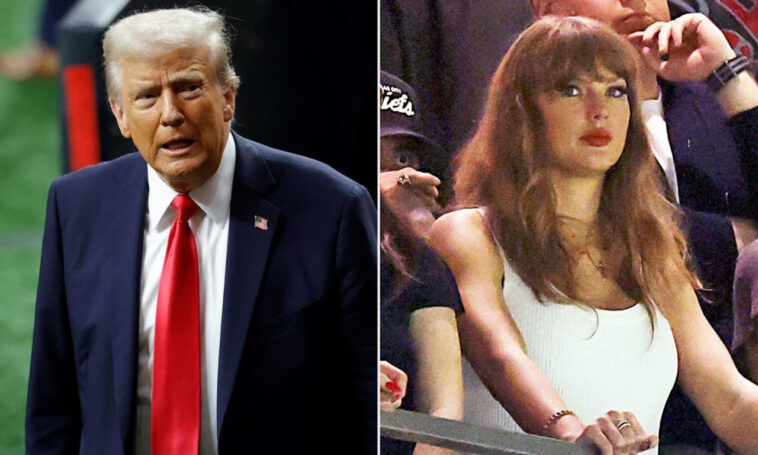 Trump Trolls Taylor Swift After She’s Booed at Super Bowl