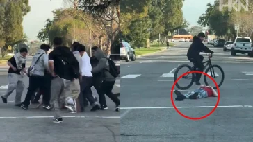 Teen Mob Brutally Attacks Man Over Street Blockade